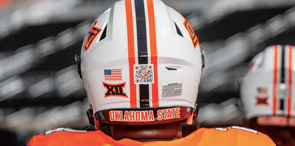 Oklahoma State’s Plan To Put QR Codes On Football Helmets Catching On And&nbsp;Spreading!*