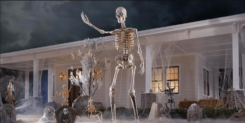 Man Brags About Being The First In Neighborhood To Put Up His Giant Skeleton for Halloween. Neighborhood HOA Suspicious and Wonders Where His Giant Scarecrow&nbsp;Went?