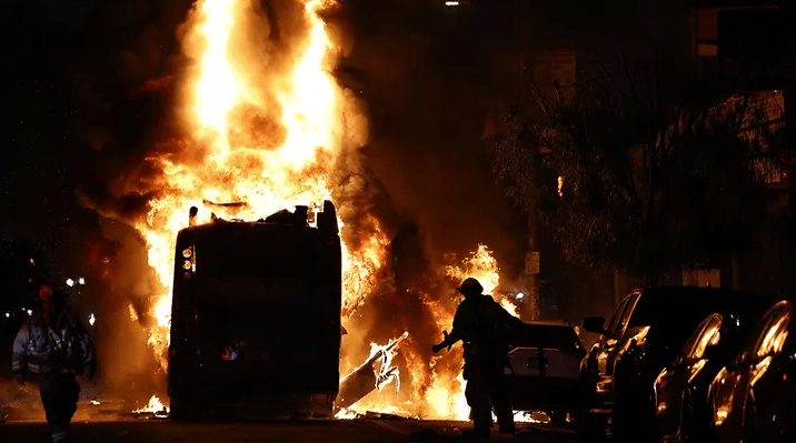 Dodgers Win World Series! Fans Celebrate With Looting And A Bus Burning. Mass Arrests For Unlicensed Carbon Emissions&nbsp;Follows.