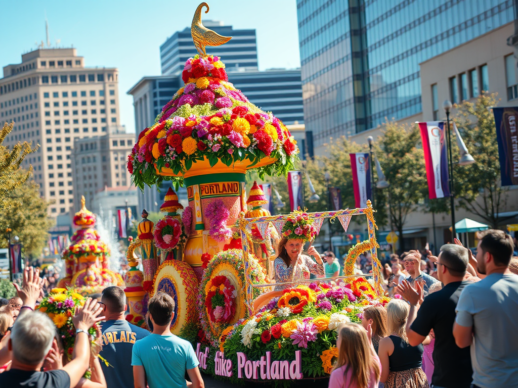Portland Changes Route Of Grand Floral Parade To Force Visitors To Visit&nbsp;Downtown