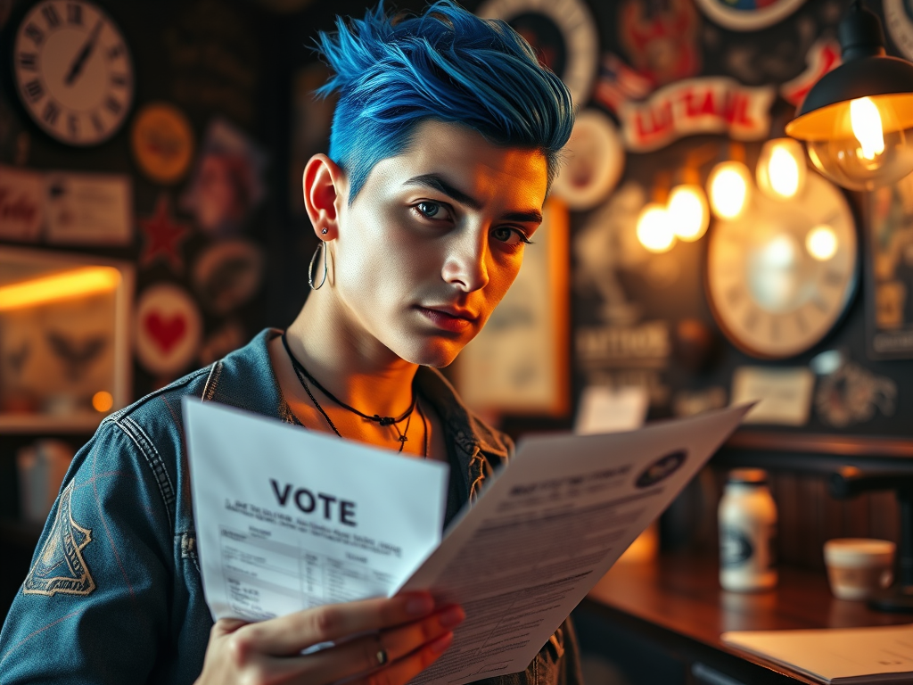 Oregon To Increase Voter Registration By Automatically Registering People Who Buy Blue Hair&nbsp;Dye.