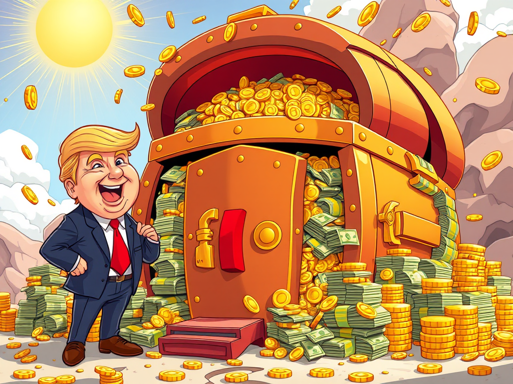 Donald Trump to Build Money Bin to hold all the $$$ from Foreign Tariff&nbsp;Payments.